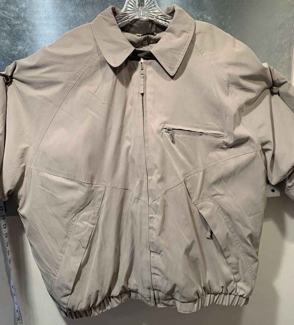 Winter Field Coat Woodsman All Terrain Apparel Tan Removable Liner Full Zip XXL
